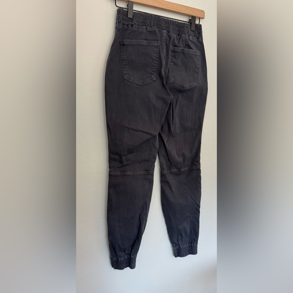 SPANX Womens Washed Black Jogger Stretch Pants - Size Small - Picture 7 of 8